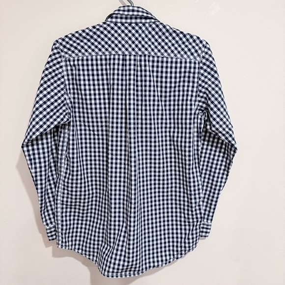Tommy Hilfiger Collared Shirt Blue Checkered Button Down Size 16/18 Youth Large - Picture 3 of 8